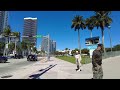 Miami 4K Walk: Bayside Marketplace and Metro Mover 🌴