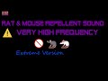 ⚠️(Extreme Version) 🚫🐀🐁 Rat & Mouse Repellent Sound Very High Frequency (9 Hour)