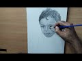 how to draw portrait drawing | Realistic Pencil drawing