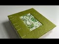 Make a sketchbook with me ✨ cozy and quiet bookbinding, ASMR Coptic stitch