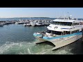 Block Island High Speed Ferry July 4th Athena backing out of BI