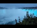 lights on the water at Niagara Falls