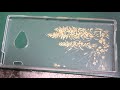 【DIY・リメイク】 スマホカバーに、蒔絵っぽく川端龍子風の絵を描く painting in Japanese style with gold paint on cellphone cover