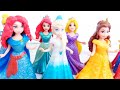 ASMR 5 MYSTERY SURPRISES Disney Princess Miniature Dolls Satisfying Unboxing NO Talking Video DIY