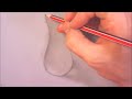 Drawing a Water Drop With Pencil