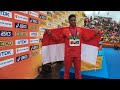 Muhammad Zohri pemenang lomba lari 100 meter dunia...