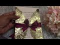 DIY Dollar Tree Bling Glam Mirror Invitation for Bridal Shower