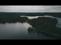 Sweden from above - 4K Drone footage, forest and lakes