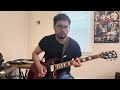 Random guitar playing into a new riff