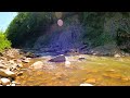 ✅River Flowing Sound in 4K For Relax and healing nerves - Birds Sounds - Beautiful Sunny Day