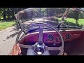 Driving The 1954 Jaguar XK120 Roadster - The Best Inline 6 Cylinder Sound Ever! (POV Binaural Audio)