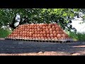 Car vs 400 Eggs | Crushing Crunchy & Soft Things by Car! | How to SMASH 400 EGGS by Car | EXPERIMENT