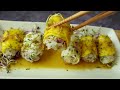 Egg roll rice balls and special sauce recipe that you will regret if you don't do it