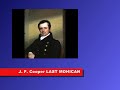 J. F. Cooper: The Last of the Mohicans