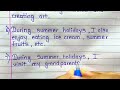 10 lines about summer holidays || My summer vacation 10 lines essay in english || Summer holidays