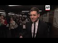 Michael Buble sings acapella in the New York City subway