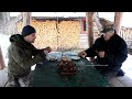 The simple life of a grandfather in the mountains, far from civilization. A house without light.