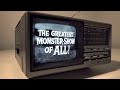 Monster from Green Hell on a 1985 GE SpaceSaver television set