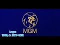 Metro Goldwyn Mayer Studios Logo History