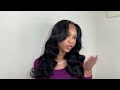 HOW TO: Glueless 5x5 Closure Wig With Curls | Pre Cut, Pre Plucked & Pre Bleached ft. Yolissa Hair