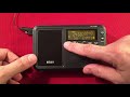 Eton Elite Traveler AM FM LW Shortwave Radio Review