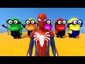 GTA 5 Epic Spider-Man Saves Minions Jumps/Funny moments ep.133