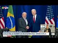 Lula diz que não viu nada de 'anormal ou grave' na Venezuela | Bora Brasil
