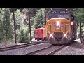 UP6936 Museum train through the Feather River canyon. June 5th, 2012.