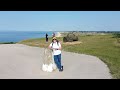 Hengistbury Head & Mudeford Spit, Christchurch, Stunning Dorset Coastline, DJI Mini 3 Drone Footage.