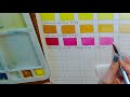 How to Paint a Watercolor Mixing Chart (Start here!)