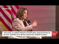 BREAKING NEWS: Kamala Harris Takes Question After Question At Black Journalists Event