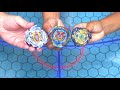 RAGE LONGINUS vs BRAVE VALKYRIE vs MIRAGE FAFNIR - LUI vs VALT vs FREE | Beyblade Burst Super King