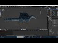 Stylized Spinosaurus Walk Cycle