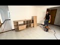 Instalación mueble de entretenimiento- todo el proceso desde cero