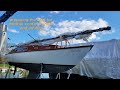 old Sailboat restoration -  a gentleman's racer (:-) - 2 years in 25min