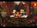 Cozy Pumpkin Spice Cafe 🍂☕ ASMR Ambience autumn rain, typing, coffee shop sounds ☔