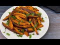 How to Make SWEET POTATO FRIES Recipe (Oven Baked CRISPY Fries Recipe with Dipping Sauce)