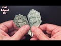 How to make Money Heart Craft 💖 Easy Dollar Bill Heart Origami, Paper Money Heart Origami DIY Craft