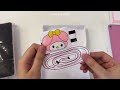 [🩷paper diy🩷] MY MELODY SCHOOL SUPPLIES Blind Bag + pink ipad unboxing! | asmr