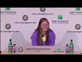 Petra Kvitova talking about Czech Tennis - Roland Garros Press Conference (I don't know)