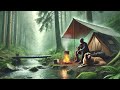 Histoire pour Dormir - Adultes😴💤 | Camping sous la pluie | 30 min | Voix homme | FR