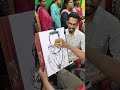 Real time Live caricature  by caricaturist surendar @verandarace_tnpsc