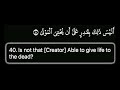 Surah Al Qiyamah with English translation - Reciter: Minshawi