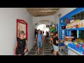 Naousa, Greece Walking Tour - Paros Island - 4K with Captions