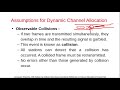 MAC sublayer, Channel allocation : Static and Dynamic