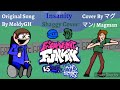 Insanity Shaggy Cover (By マグマン / Magman) - FNF Dave & Bambi Extra Keys Addon OST