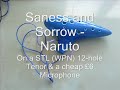 Naruto - Sadness and Sorrow on STL (WPN) 12-Hole Alto C Ocarina