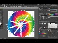 Tie Dye Vector Pattern Tutorial - Adobe Illustrator Tutorial for Beginners