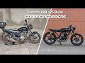 Cafe Racer Timelapse Build - Yamaha YBR 125 Brat style