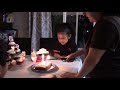 Mia's 9th Birthday - Everyone is Here and the Lighting of the Candles